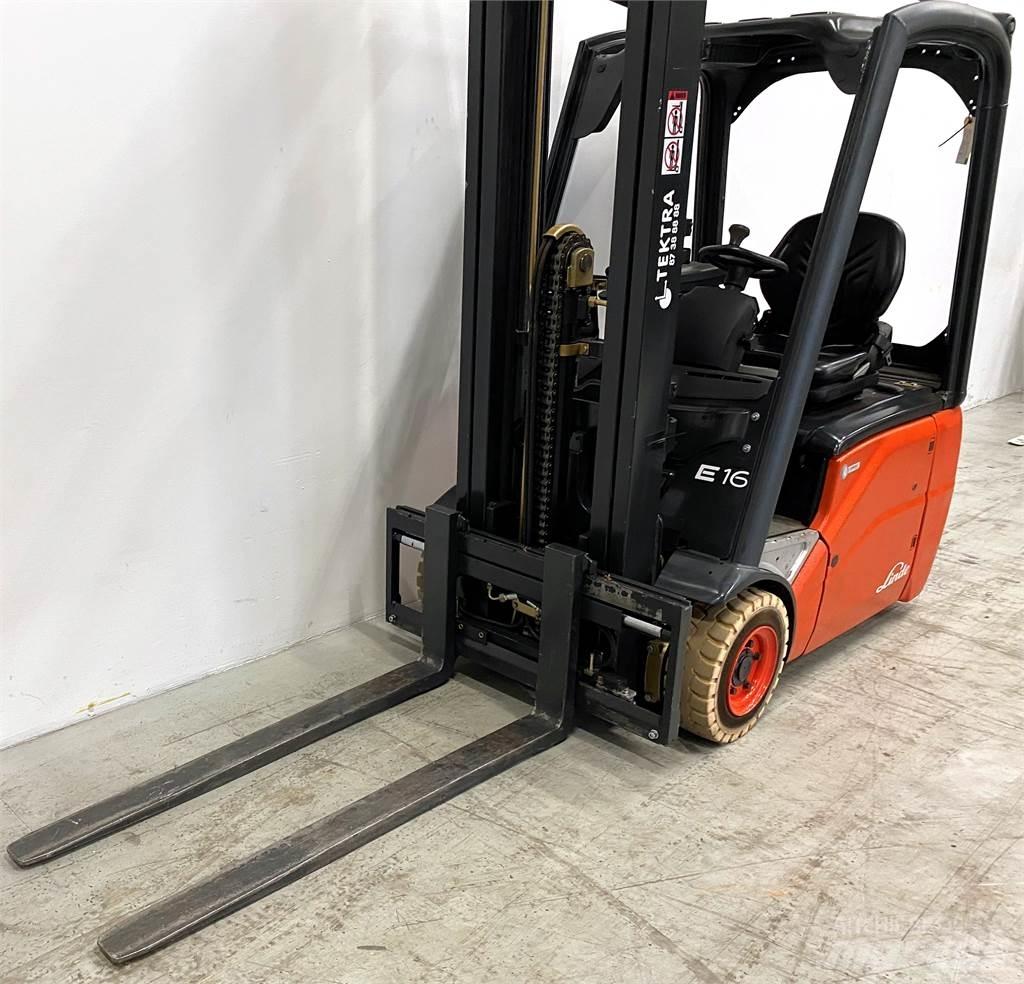 Linde E 16 C-01 El gaffeltrucks