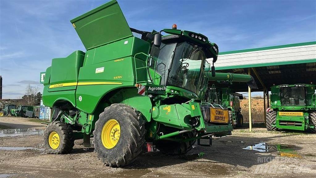 John Deere S670 Mejetærskere