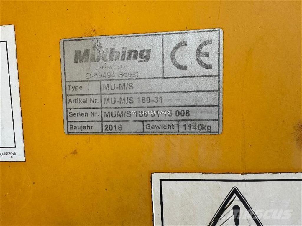 Müthing MU/MS-180 Elektriske harver / jordfræsere