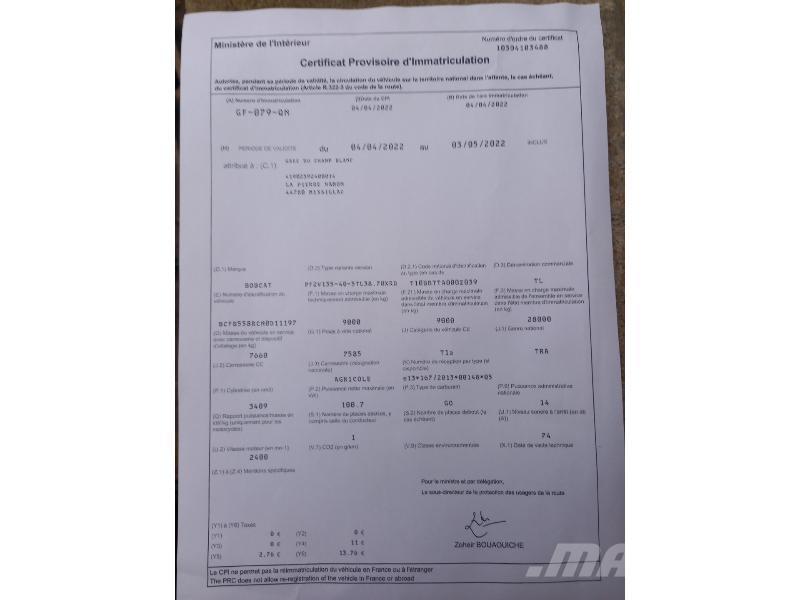 Bobcat TL38-70HF 135VR Entreprenør - Andet