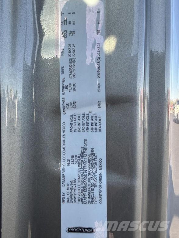 Freightliner CASCADIA 126 Trækkere