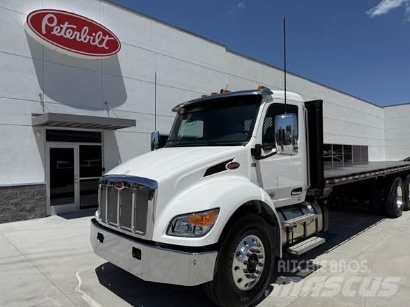Peterbilt 548 Lastbil med lad/Flatbed
