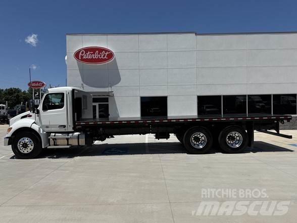 Peterbilt 548 Lastbil med lad/Flatbed