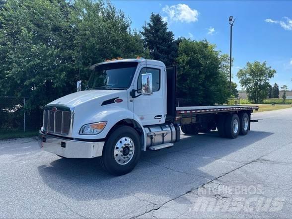 Peterbilt 548 Lastbil med lad/Flatbed
