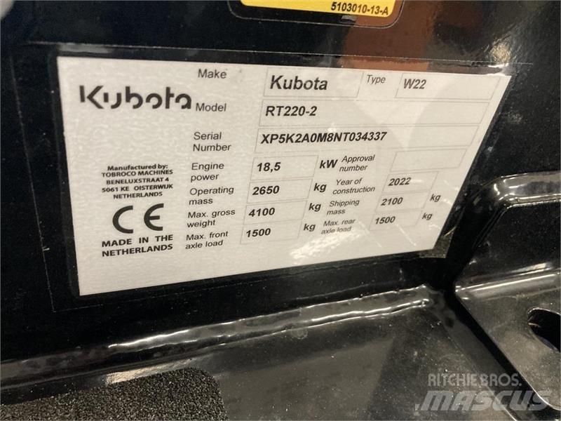 Kubota RT 220- 2 Minilæsser - knækstyret
