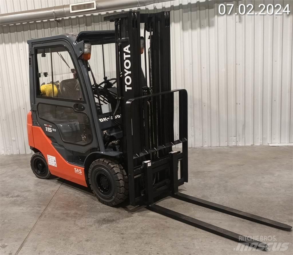 Toyota 02-8FGF15 LPG gaffeltrucks