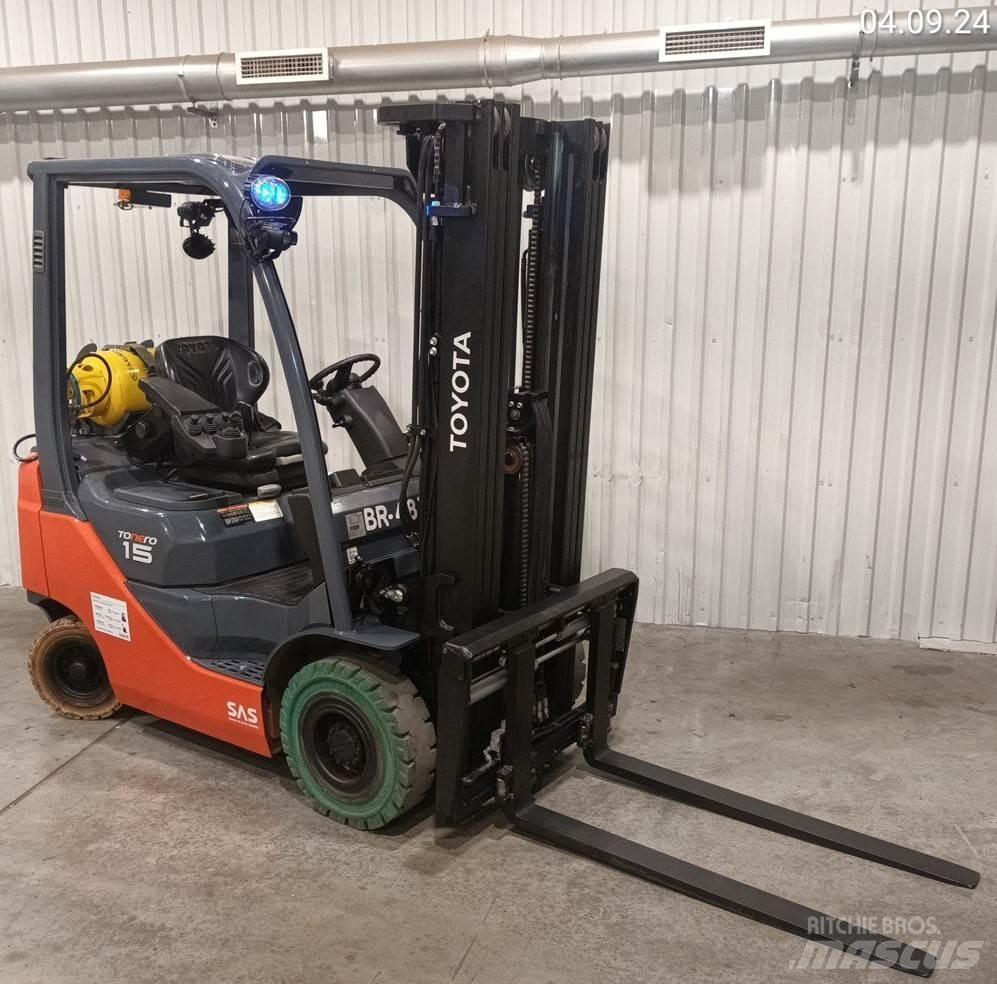 Toyota 02-8FGF15 LPG gaffeltrucks