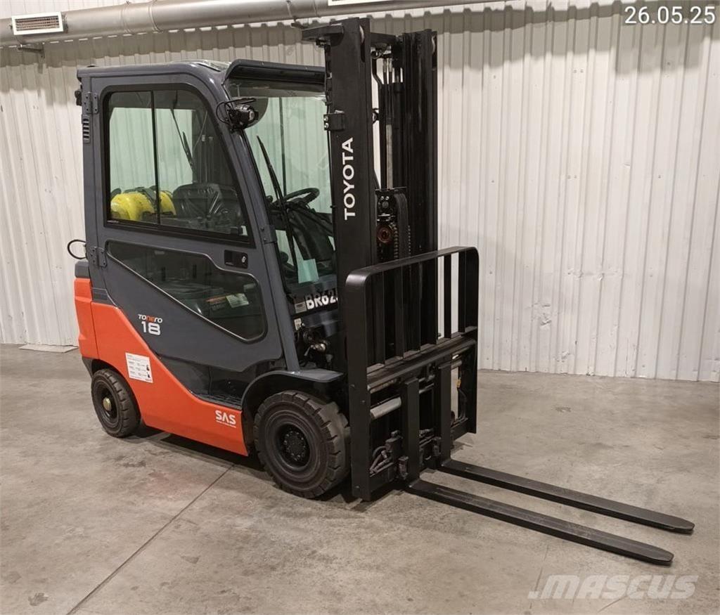 Toyota 02-8FGF18 LPG gaffeltrucks