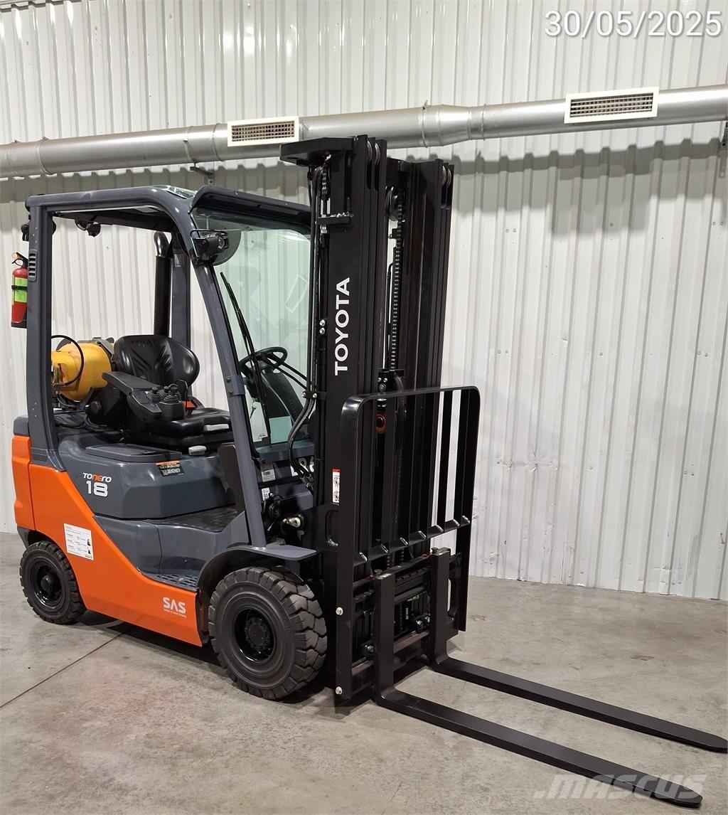 Toyota 02-8FGF18 LPG gaffeltrucks