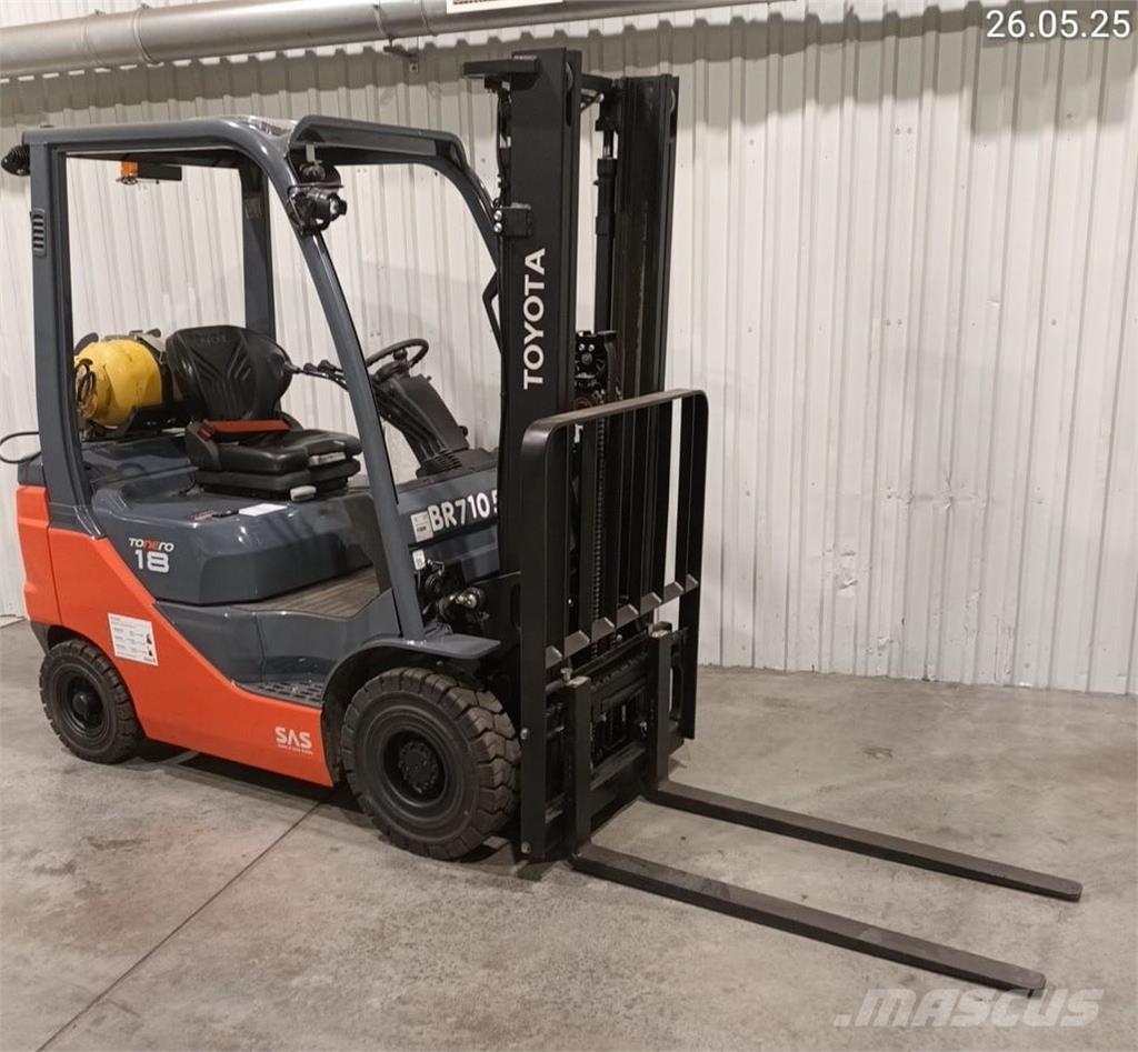 Toyota 02-8FGF18 LPG gaffeltrucks