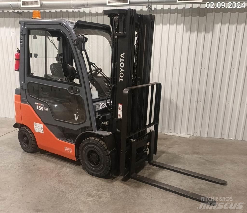 Toyota 42-8FDF15 Diesel gaffeltrucks