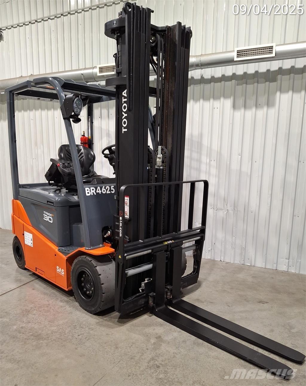 Toyota 8FBMKT30 El gaffeltrucks