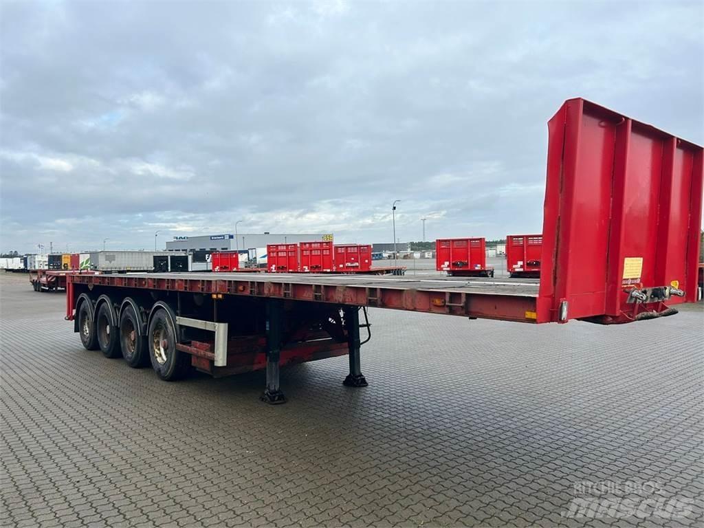 Broshuis M. udtræk Semi-trailer med lad/flatbed