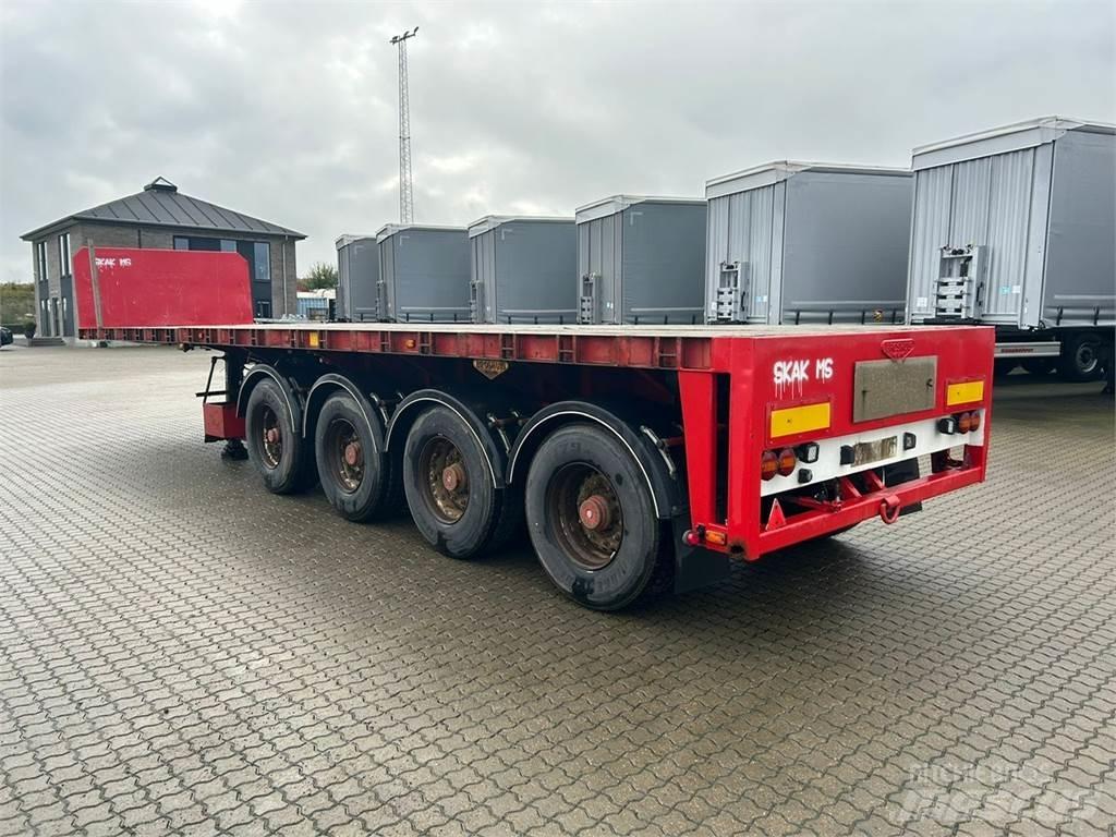 Broshuis M. udtræk Semi-trailer med lad/flatbed