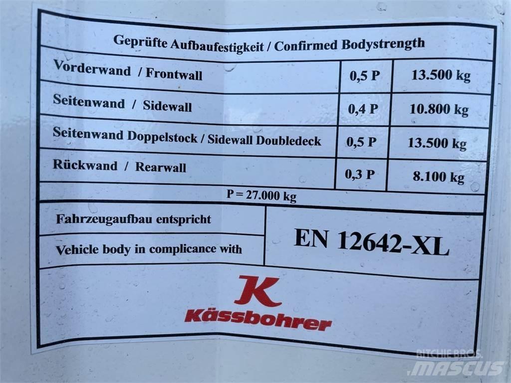 Kässbohrer SBT Semi-trailer med fast kasse