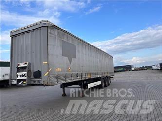 Krone Coil Semi-trailer med Gardinsider