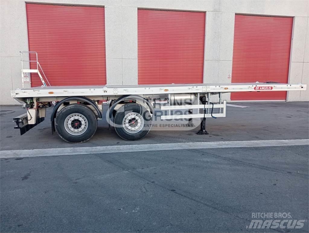 De Angelis 2S370 Semi-trailer med lad/flatbed