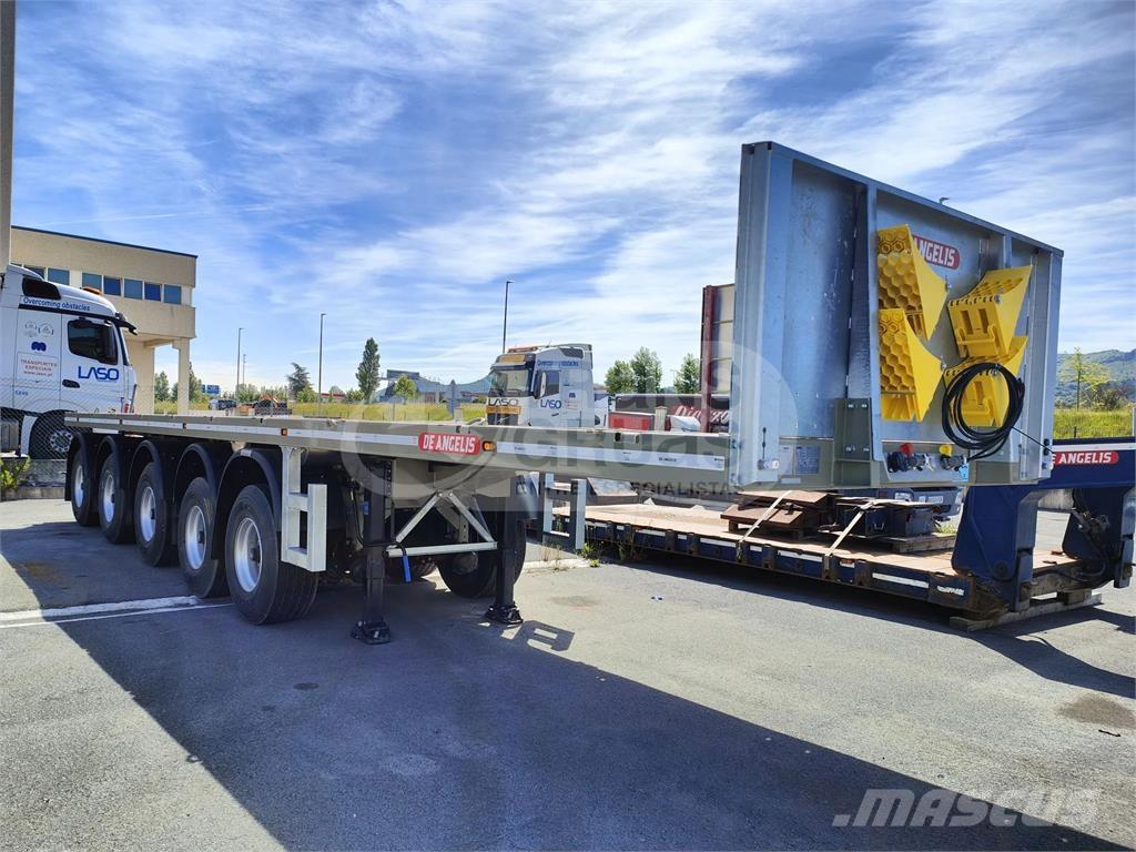 De Angelis 5S835 Semi-trailer med lad/flatbed