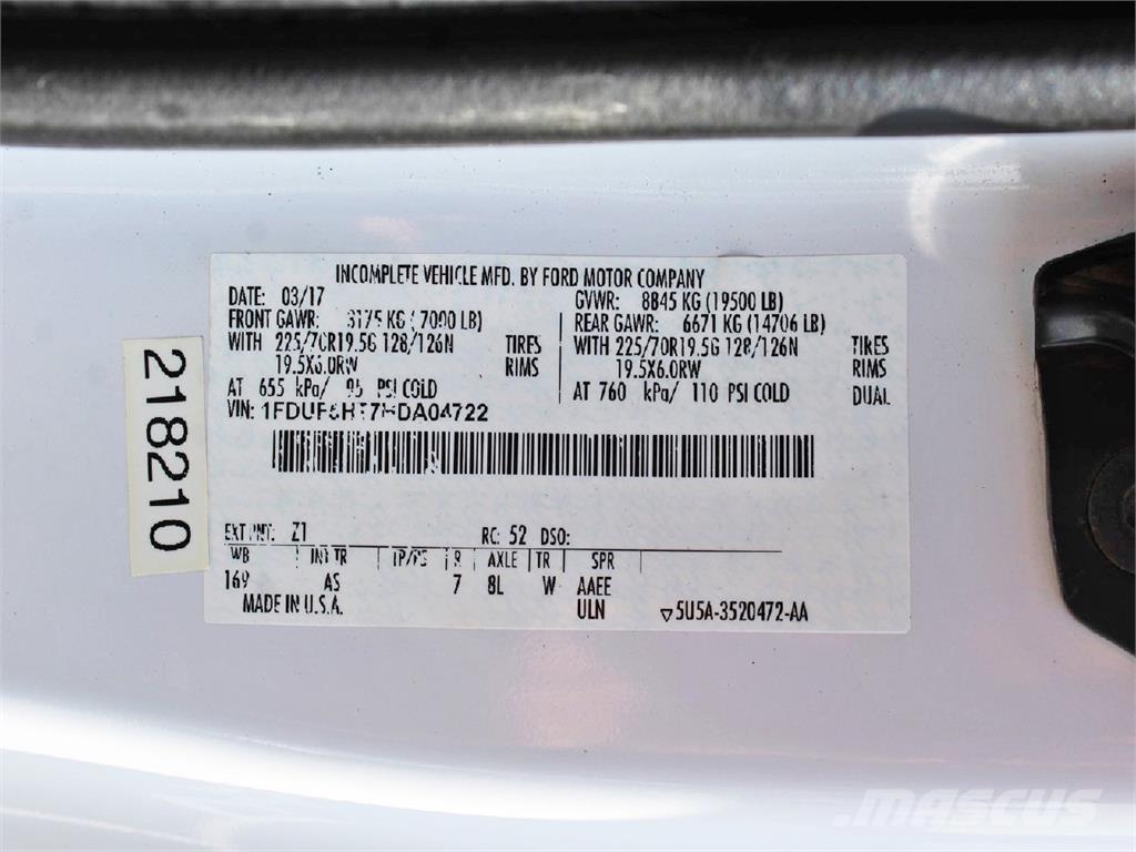 Ford F550 Lastbilmonterede lifte