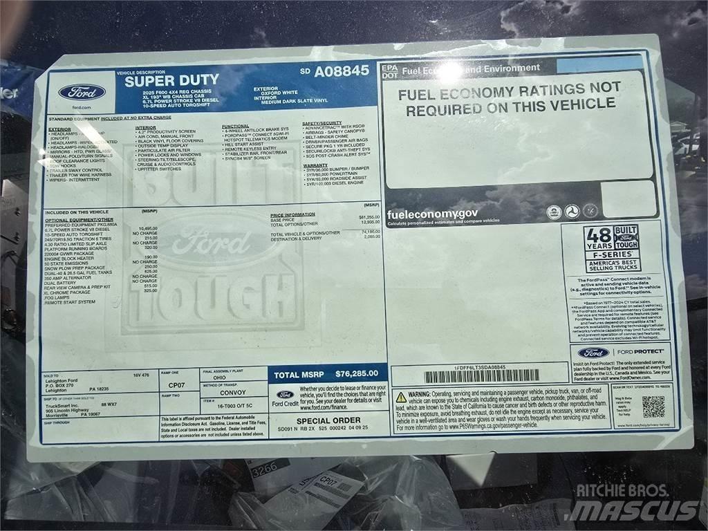Ford F600 Lastbiler med tip