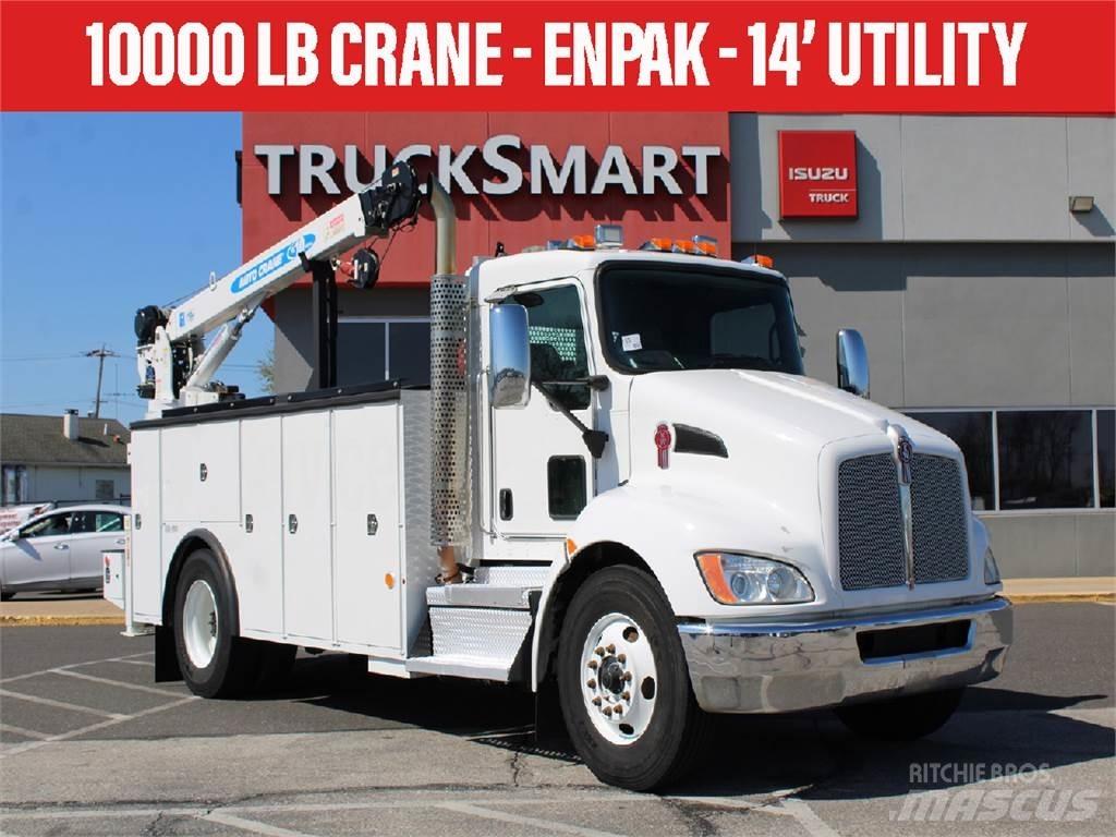 Kenworth T370 Lastbil med kran