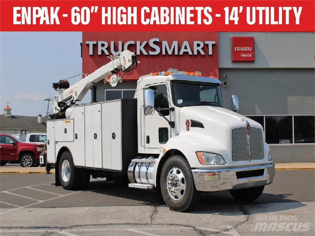 Kenworth T370 Lastbil med kran