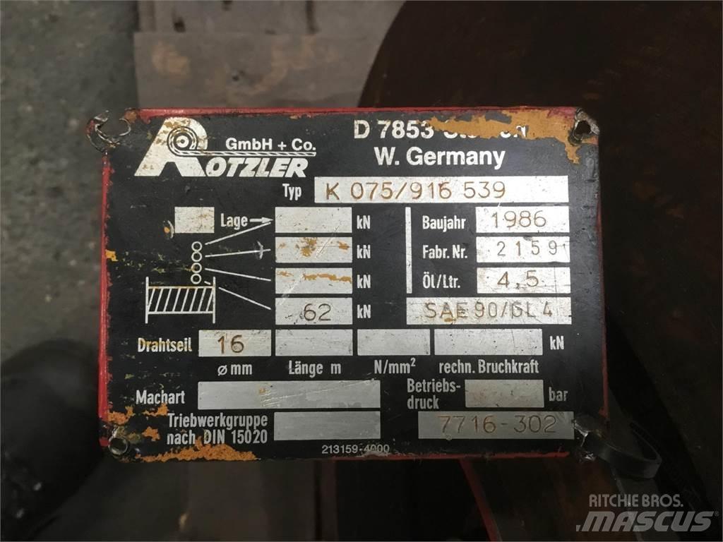 Faun RTF 30 winch Krandele og udstyr