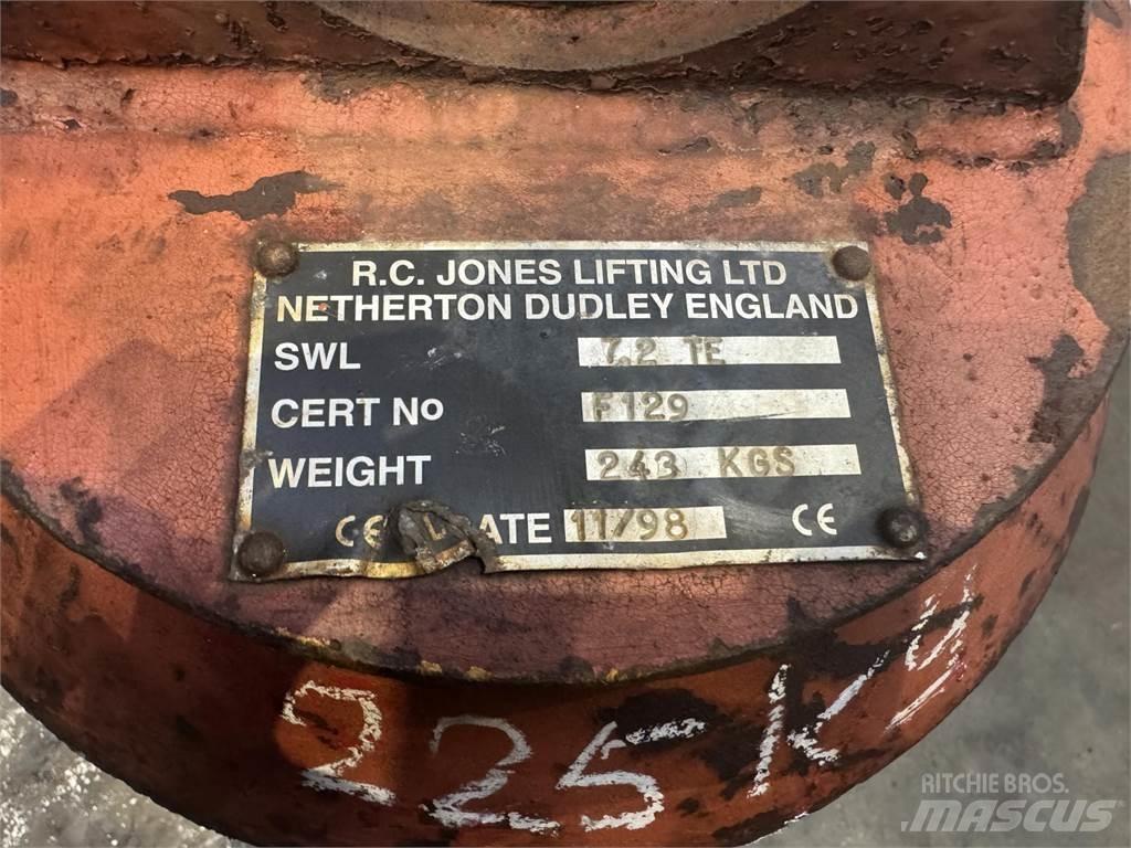  Hookball 7.2 ton Krandele og udstyr