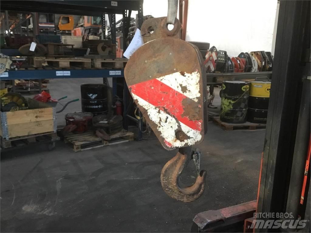  Hookblock 5ton Krandele og udstyr