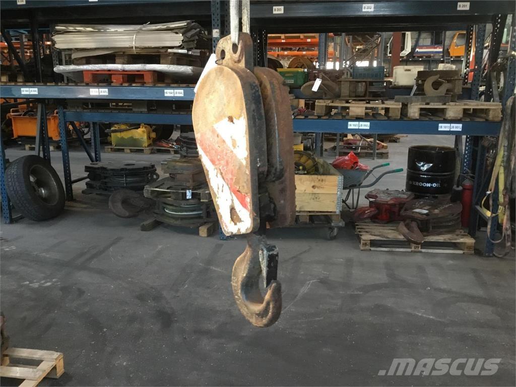  Hookblock 5ton Krandele og udstyr