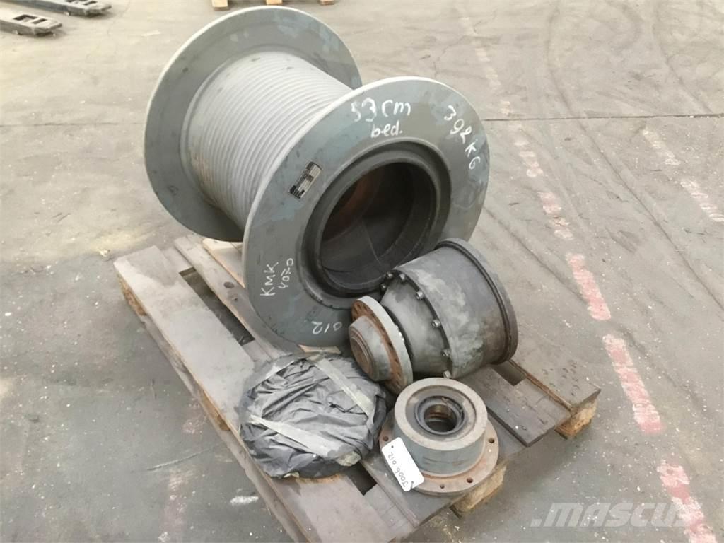 Krupp KMK 4070 winch Krandele og udstyr