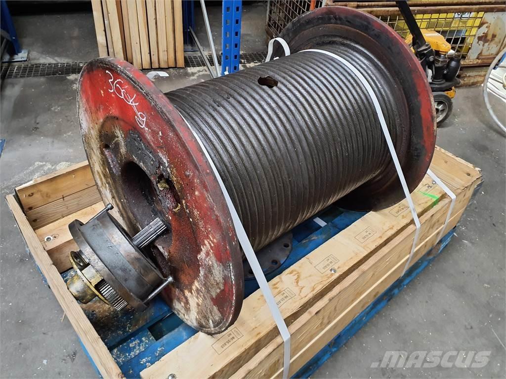 Krupp KMK 4070 winch Krandele og udstyr