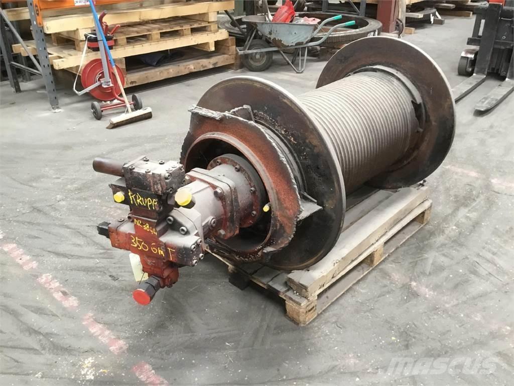 Krupp KMK 8350 winch Krandele og udstyr