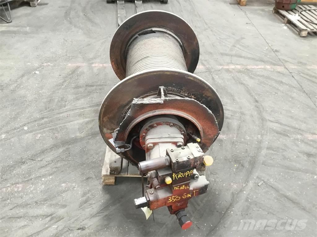 Krupp KMK 8350 winch Krandele og udstyr