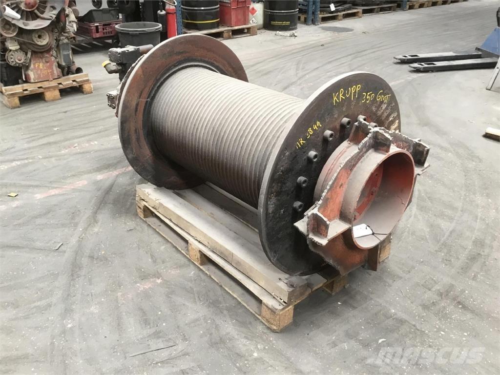 Krupp KMK 8350 winch Krandele og udstyr