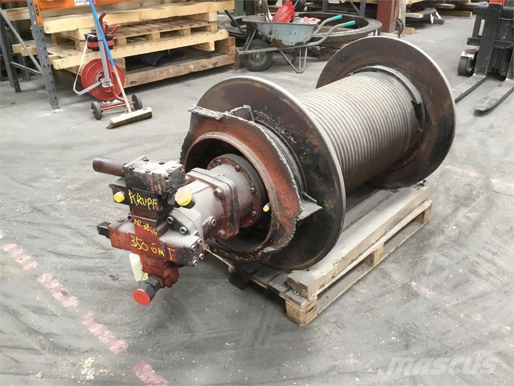Krupp KMK 8350 winch Krandele og udstyr