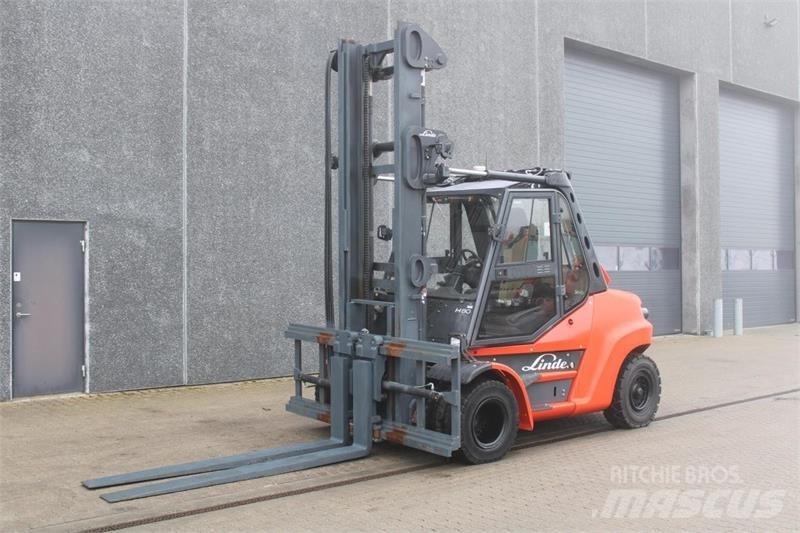 Linde H80 Diesel gaffeltrucks