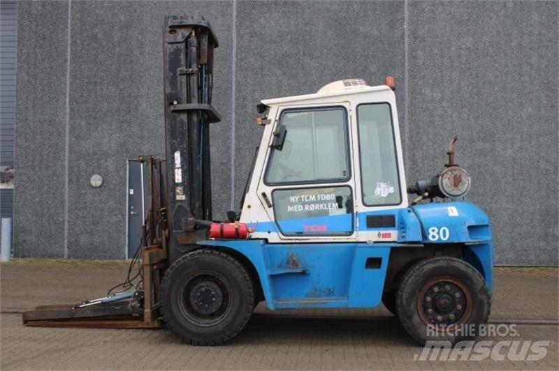 TCM FD80 Diesel gaffeltrucks