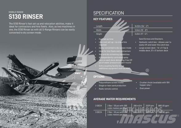 MWS S130 Entreprenør - Andet
