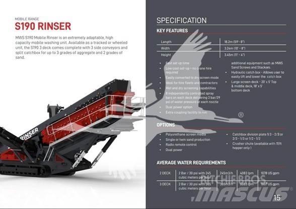 MWS S190 Entreprenør - Andet