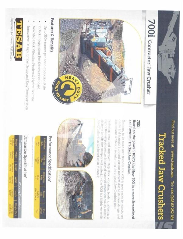 Tesab 700i Knusere - anlæg