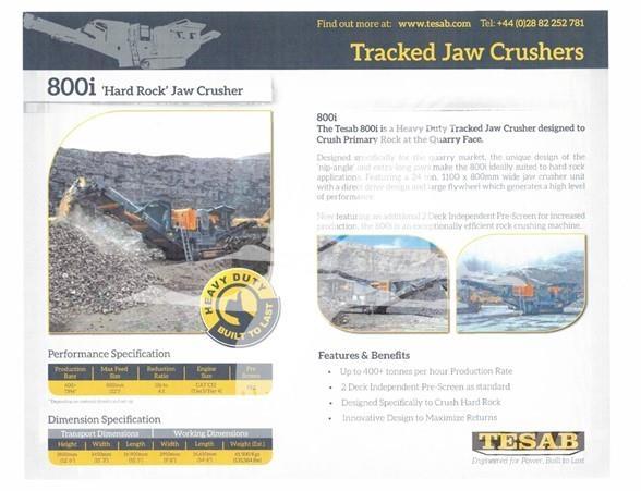 Tesab 800i Knusere - anlæg