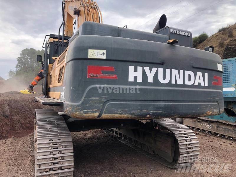 Hyundai HX520L Gravemaskiner på larvebånd