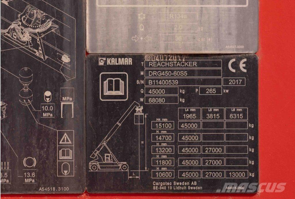 Kalmar DRG450-60S5 Rækkestablere