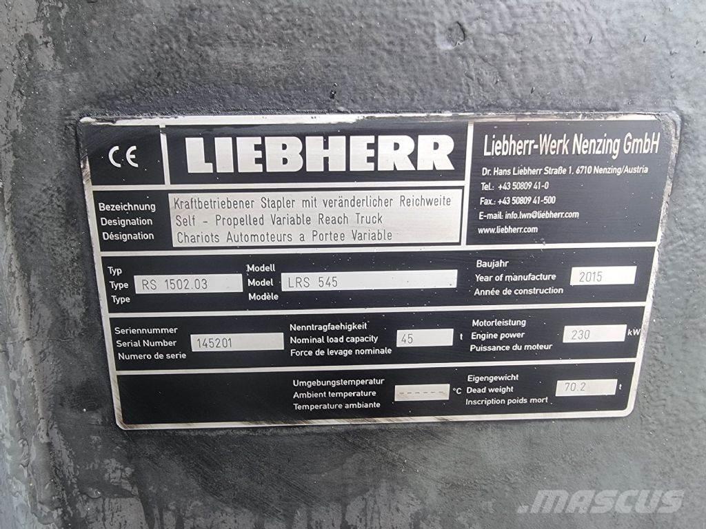 Liebherr LRS 545 Rækkestablere