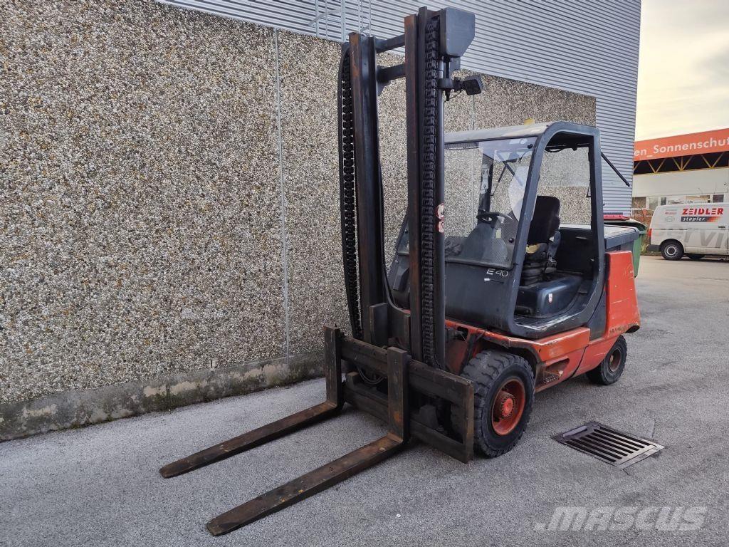 Linde E40P El gaffeltrucks
