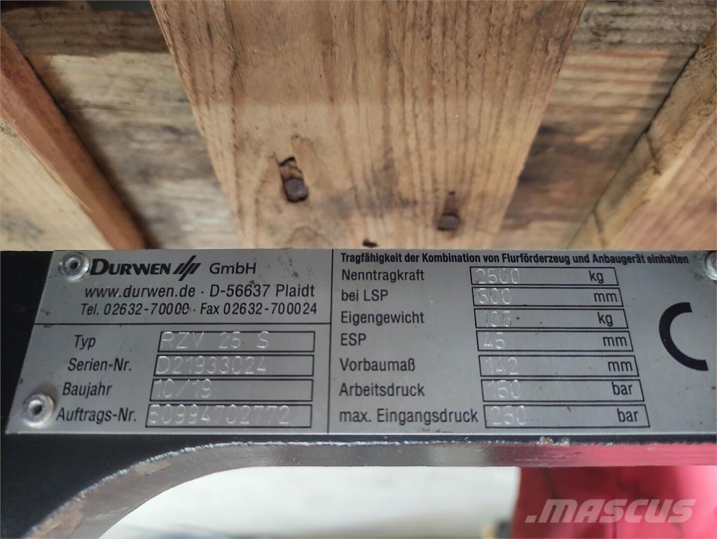 Durwen RZV 25 S Trucks - Andet