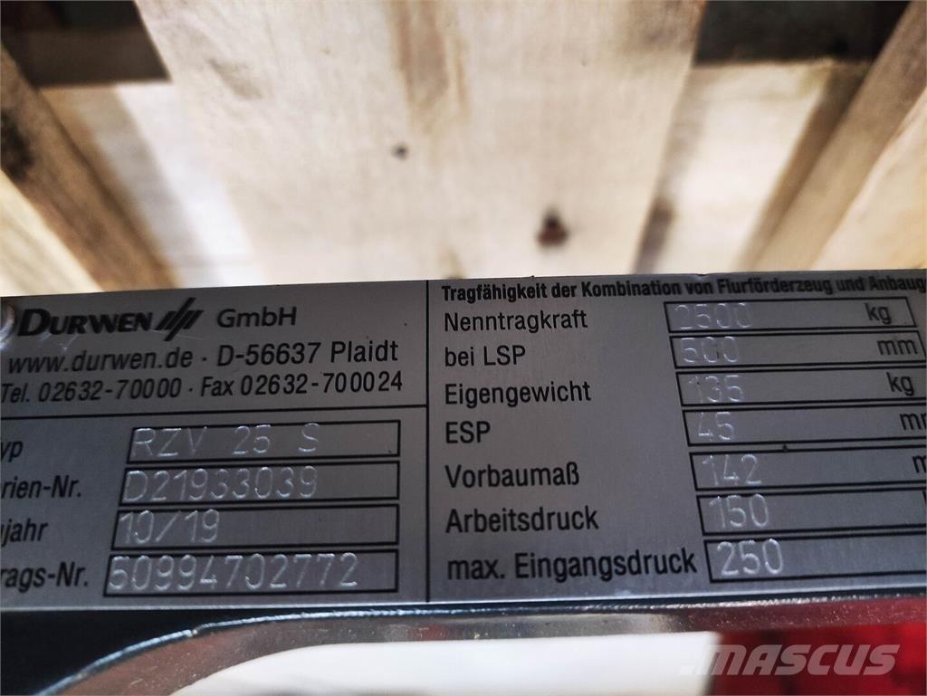Durwen RZV 25 S Trucks - Andet