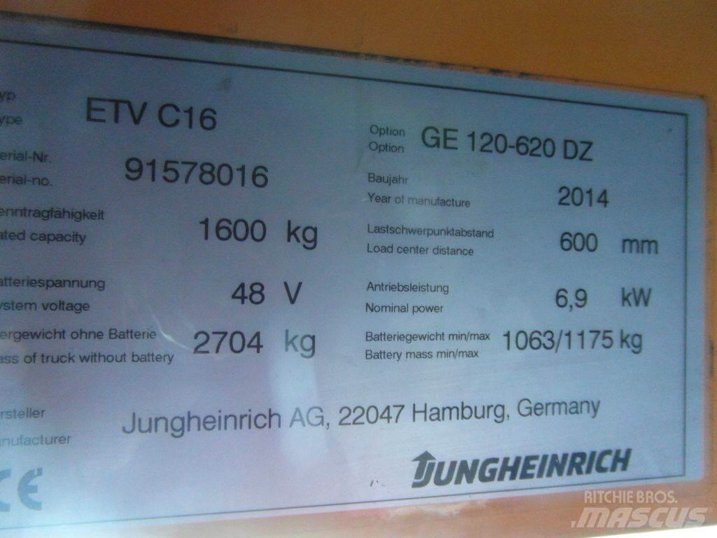 Jungheinrich ETVC16 Reachtruck