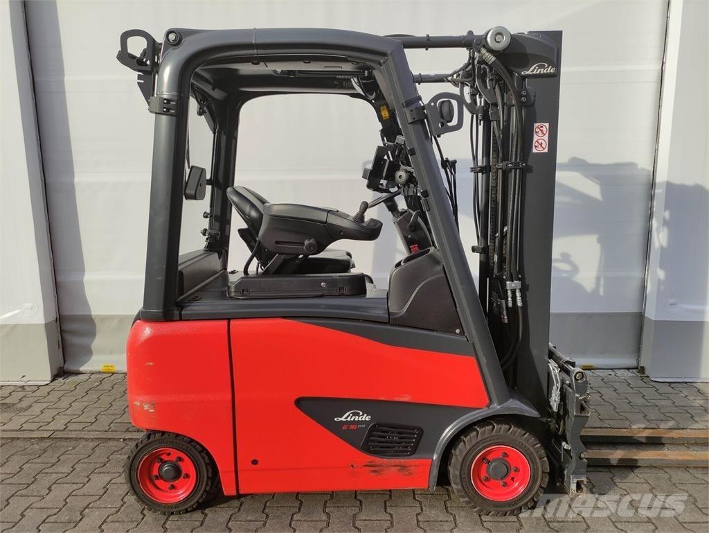 Linde E16PH-02-386 El gaffeltrucks